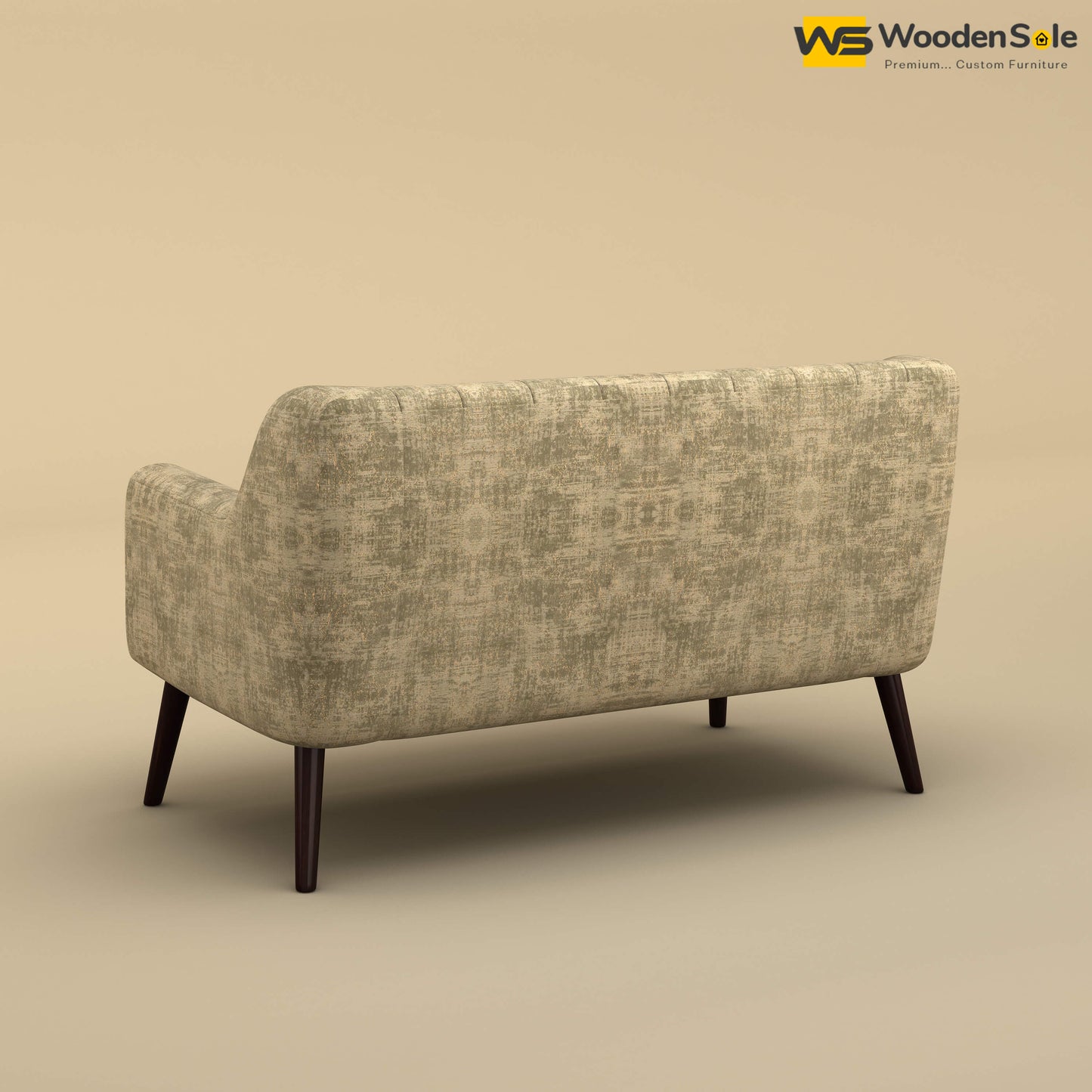 Viraj Loveseat Sofa (Cotton, Patchy Cream)