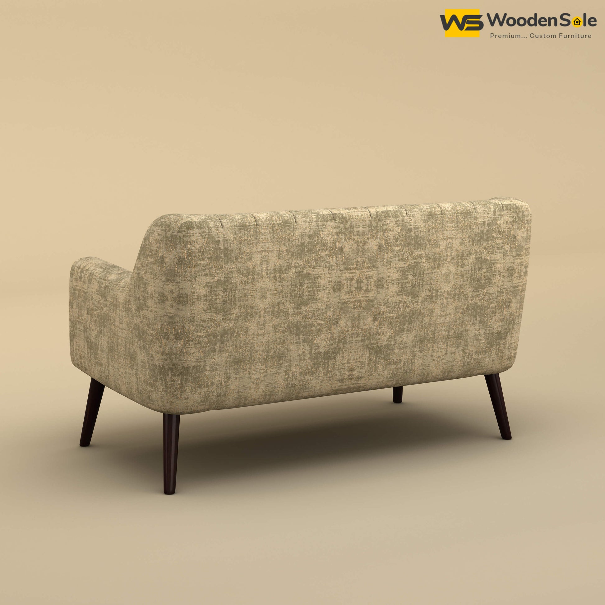 Viraj Loveseat Sofa (Cotton, Patchy Cream)