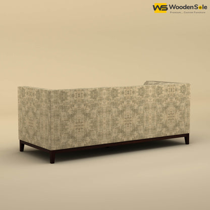 Loren Three Seater Fabric Sofa (Cotton, Patchy Cream)