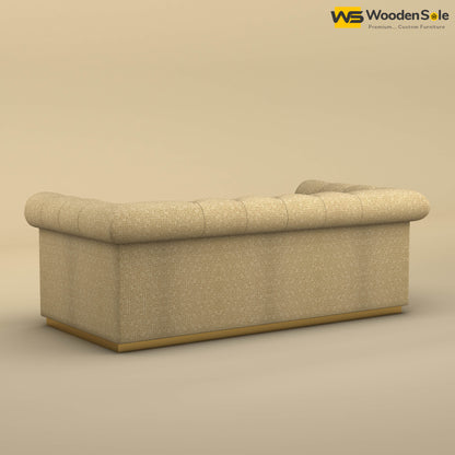 Morrison 3 Seater Fabric Sofa (Cotton, Faux Cream)