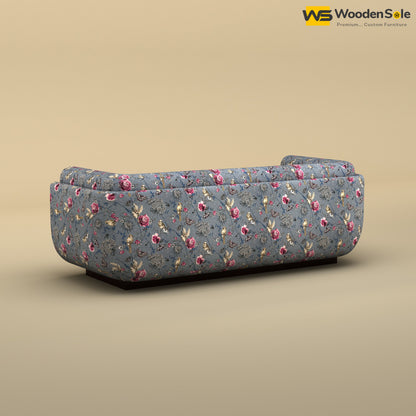 Vedant Three Seater Sofa (Cotton, Floral Printed)