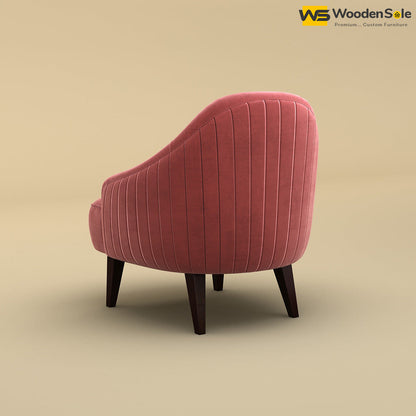 Opera Lounge Chair (Velvet, Pink)