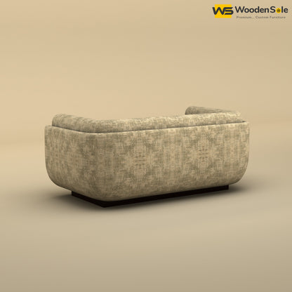Vedant Two Seater Sofa (Cotton, Patchy Cream)