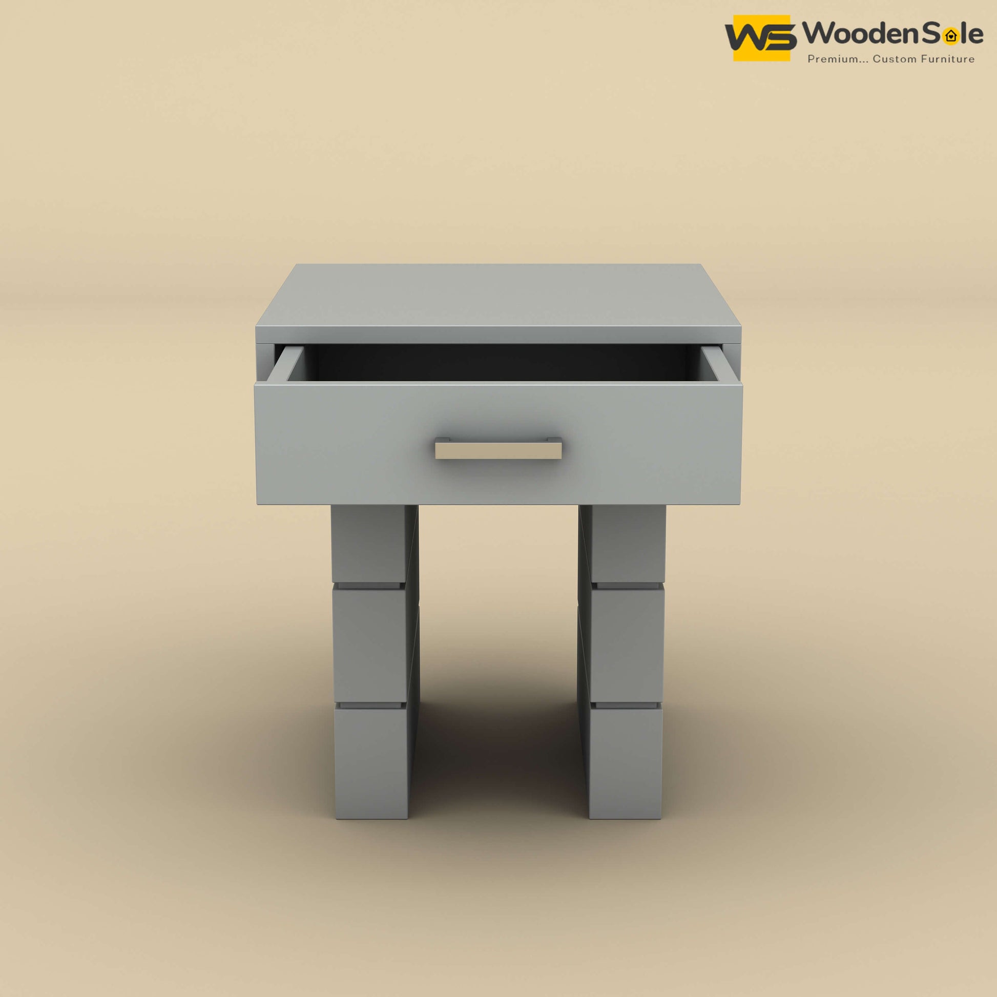 Sandra Bedside Table (Gray Finish)