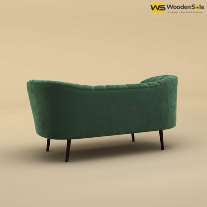 Kiara Chaise Lounge (Velvet, Forest Green)