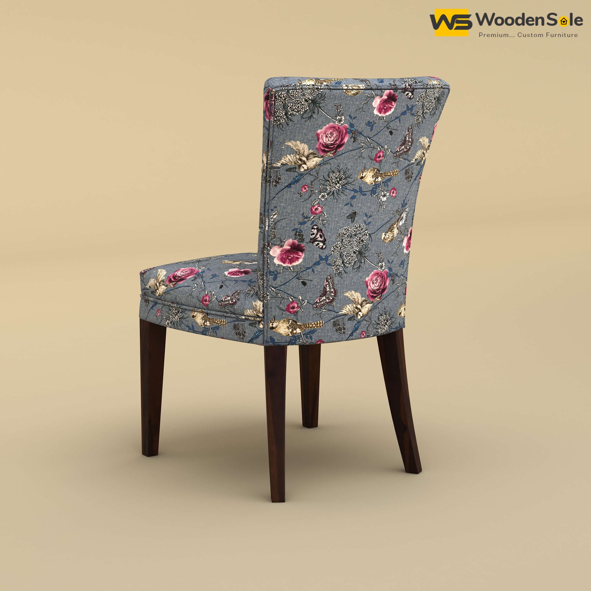 Bently Dining Chair (Cotton, Floral Printed)