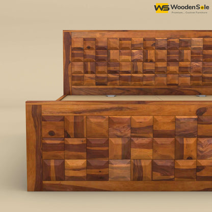 Diamond Without Storage Bed (Honey Finish)