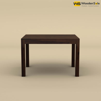 Sheesham Wood 4 Seater Dining Table Set (Walnut Finish)