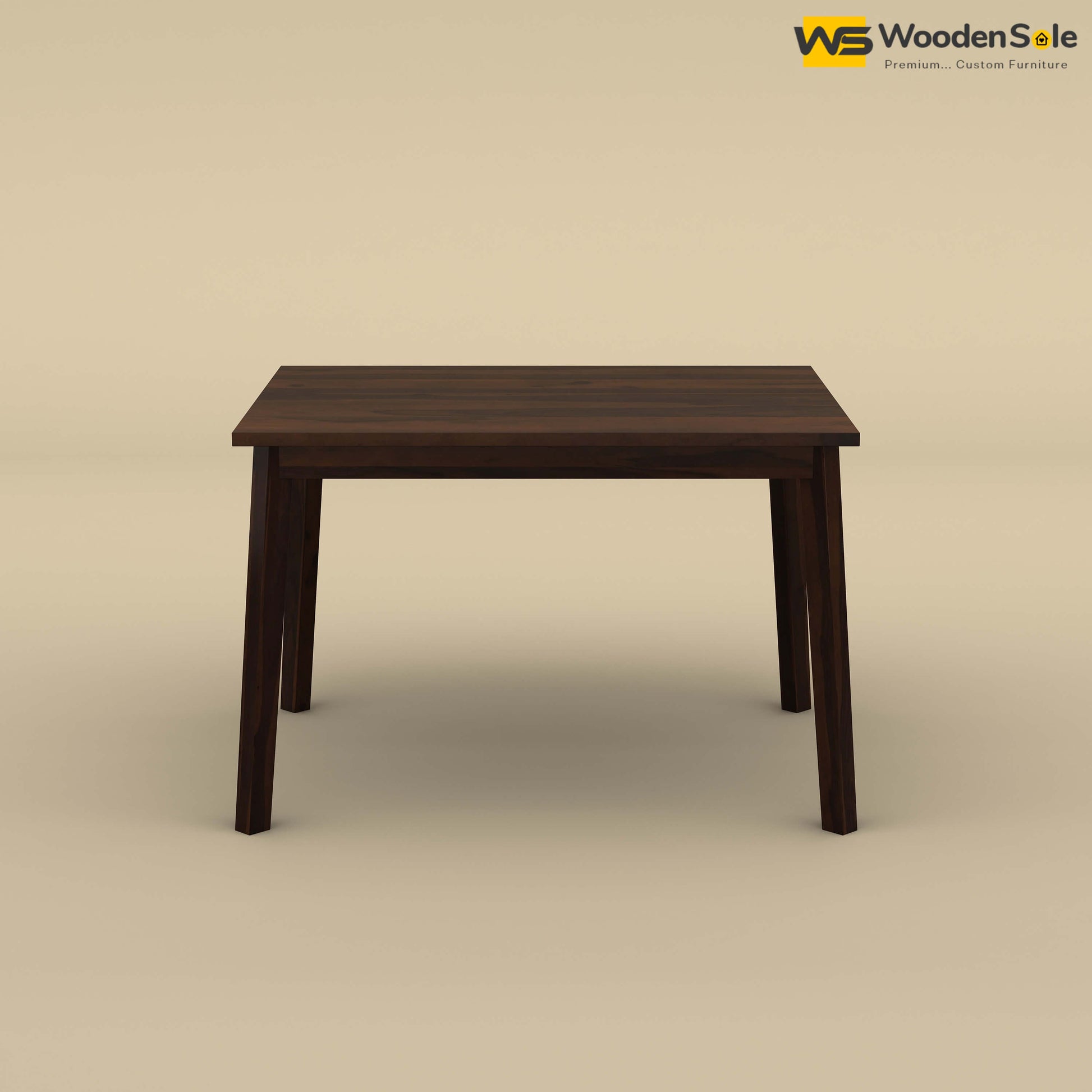 Kia 4 Seater Dining Table (Walnut Finish)