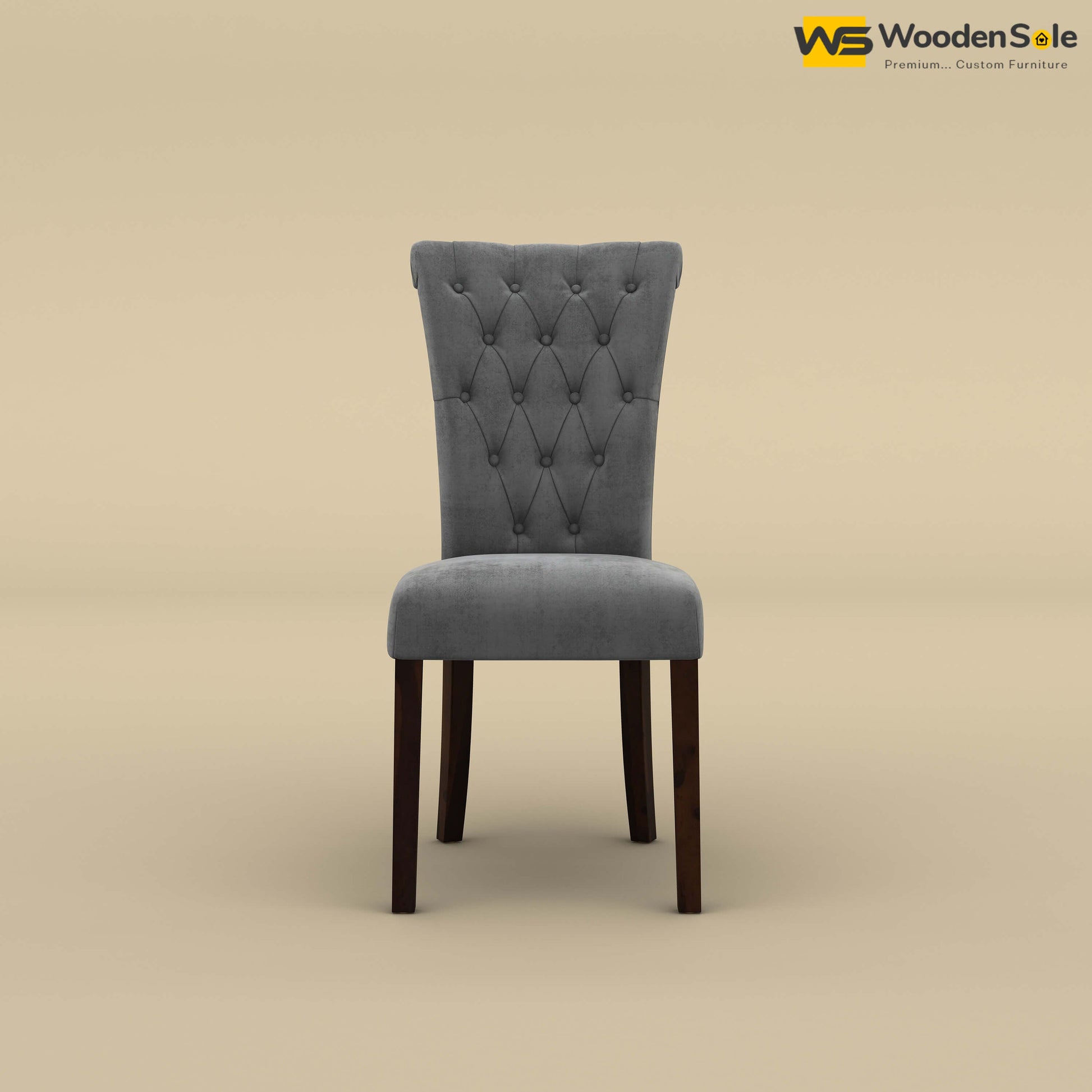 Kia 4 Seater Dining Set (Walnut Finish)
