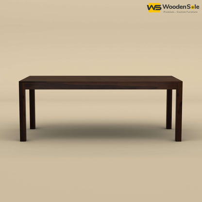 Sheesham Wood 8 Seater Dining Set with Upholstery Chair (Walnut Finish)