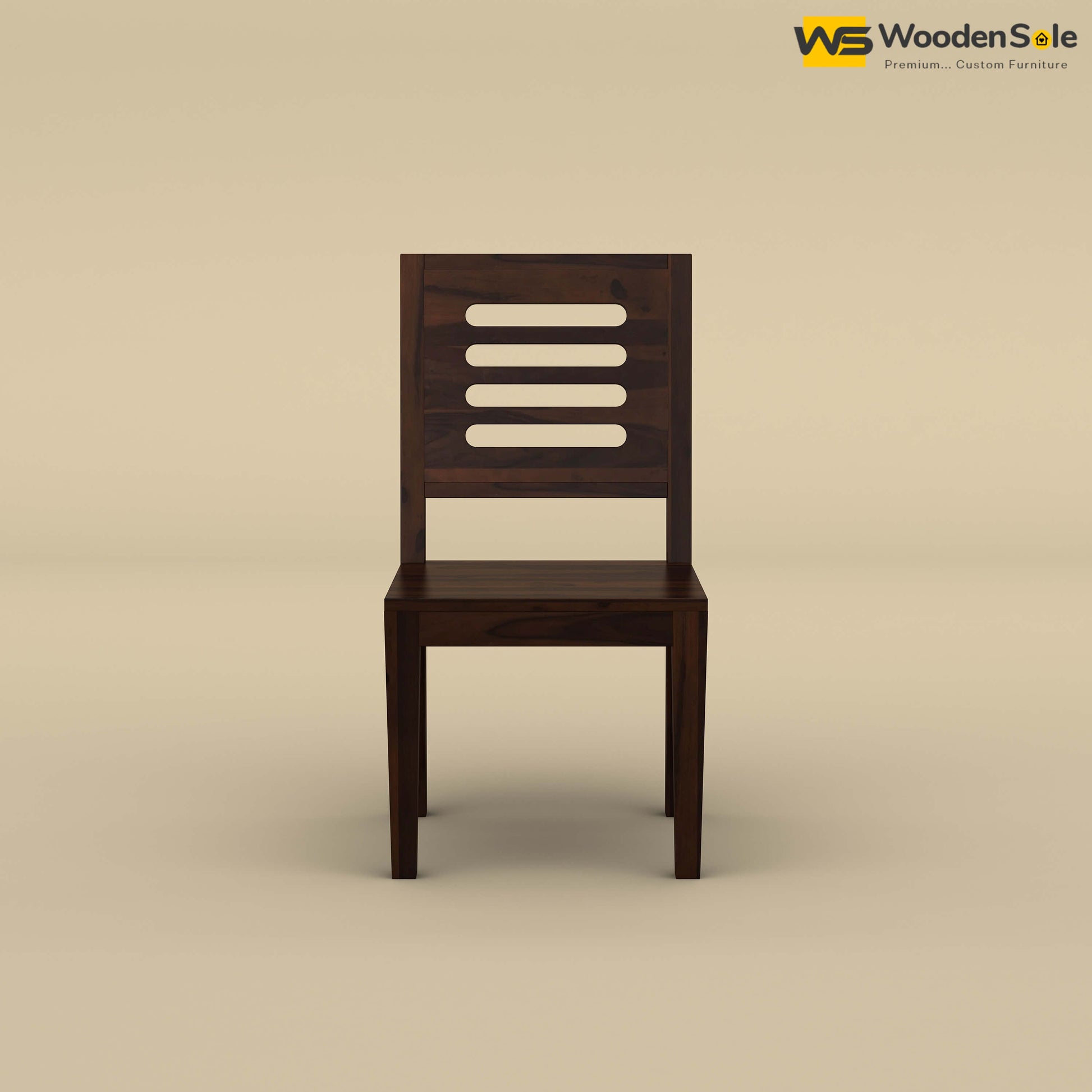 Sheesham Wood 6 Seater Dining Table Set with Bench (Walnut Finish)