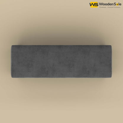 Sheesham Wood Bench With Cushion (Walnut Finish)