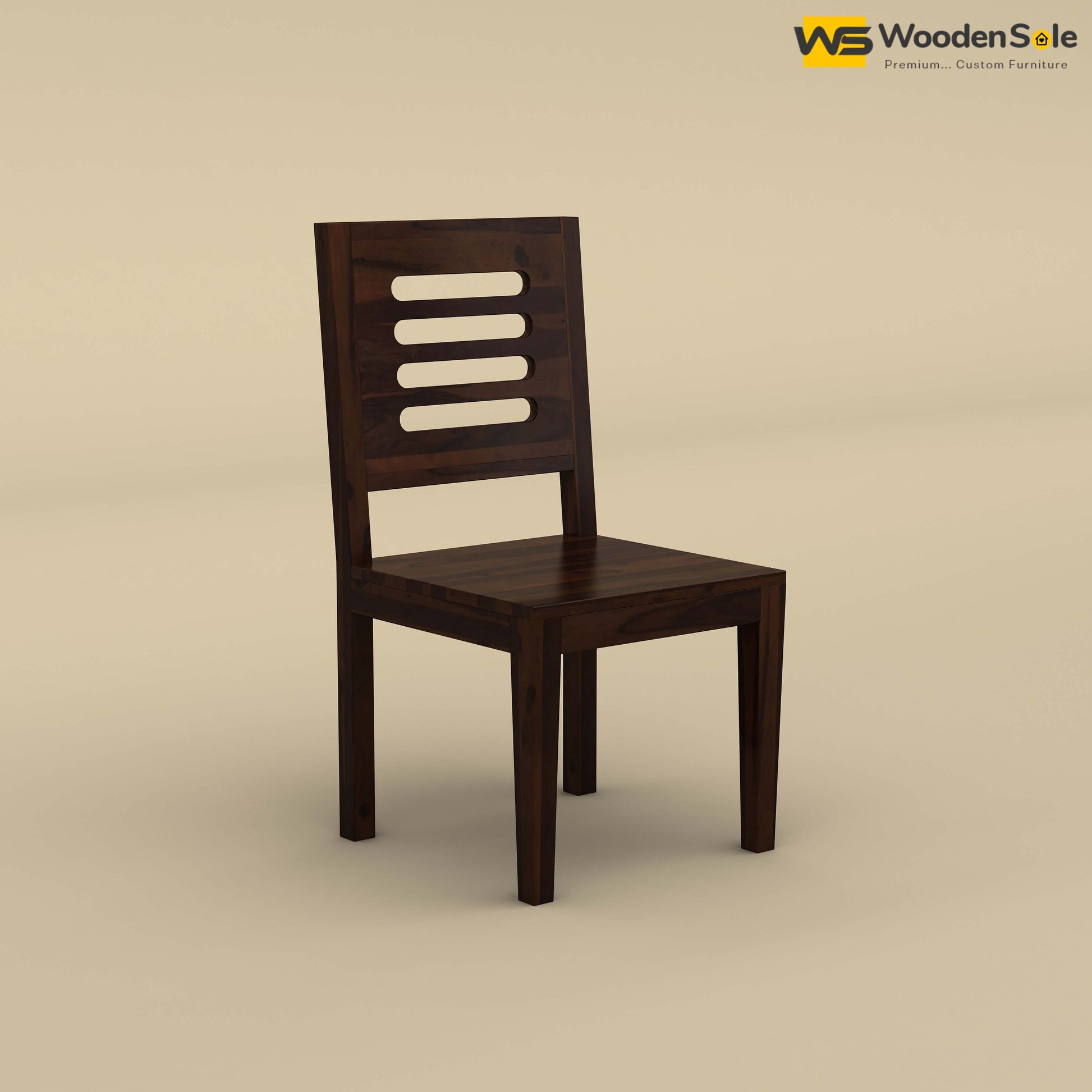 Sheesham Wood 6 Seater Dining Table Set with Bench (Walnut Finish)