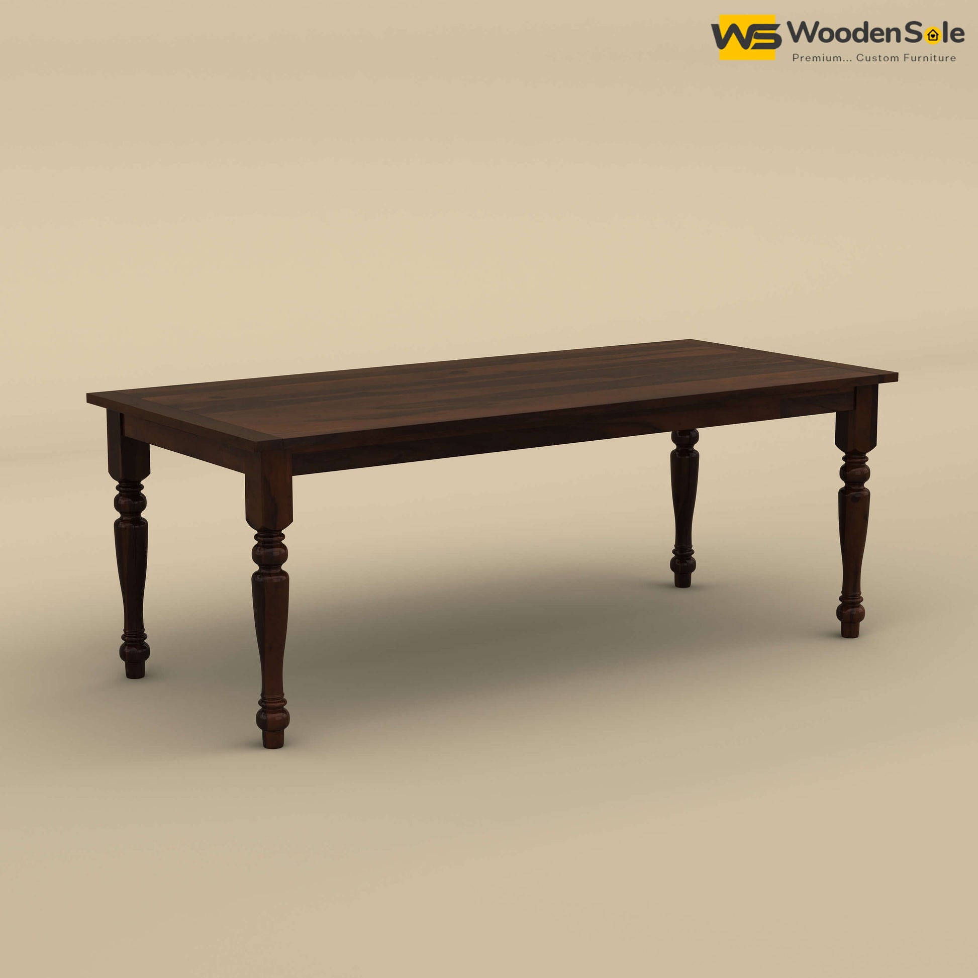 Martha 8 Seater Dining Table (Walnut Finish)