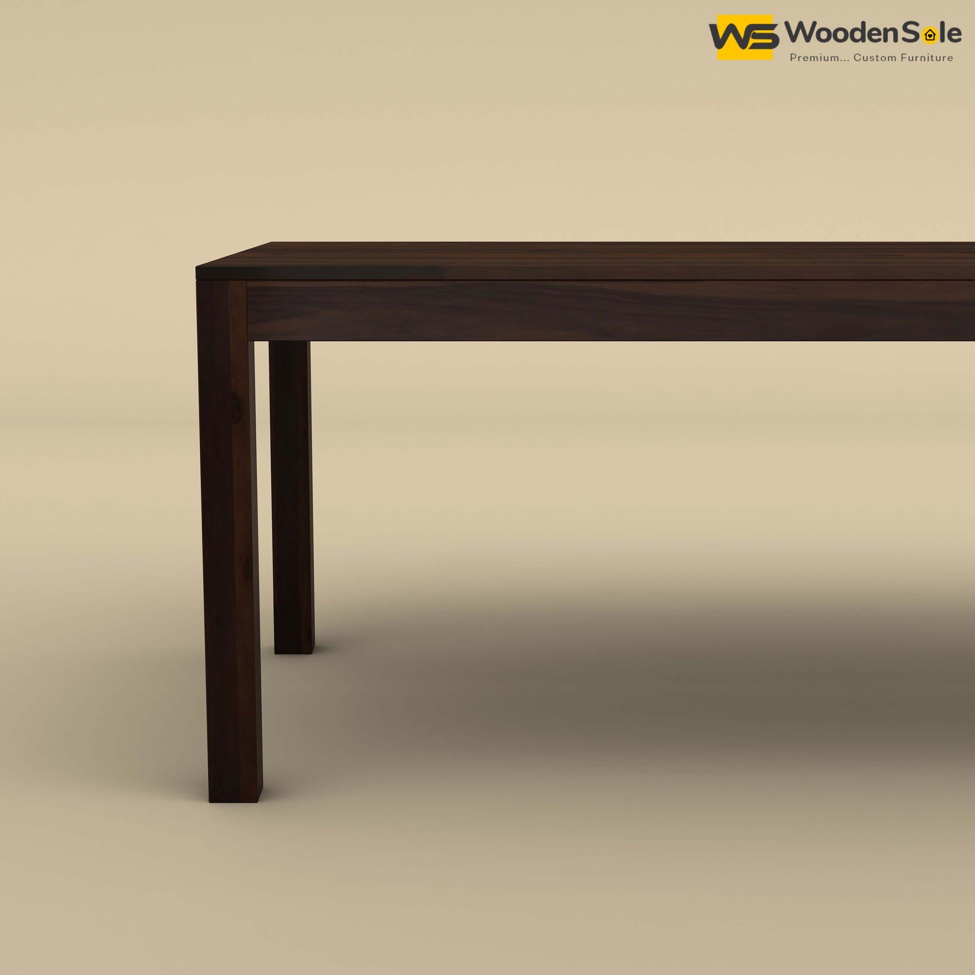 Sheesham Wood 8 Seater Dining Table (Walnut Finish)