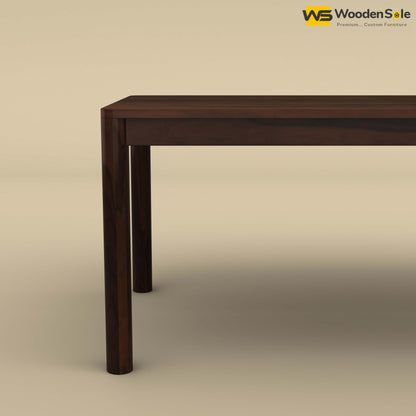 Madrid 6 Seat Dining Table Set (Walnut Finish)