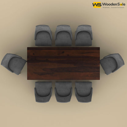 Ashley 8 Seater Dining Table Set (Walnut Finish)