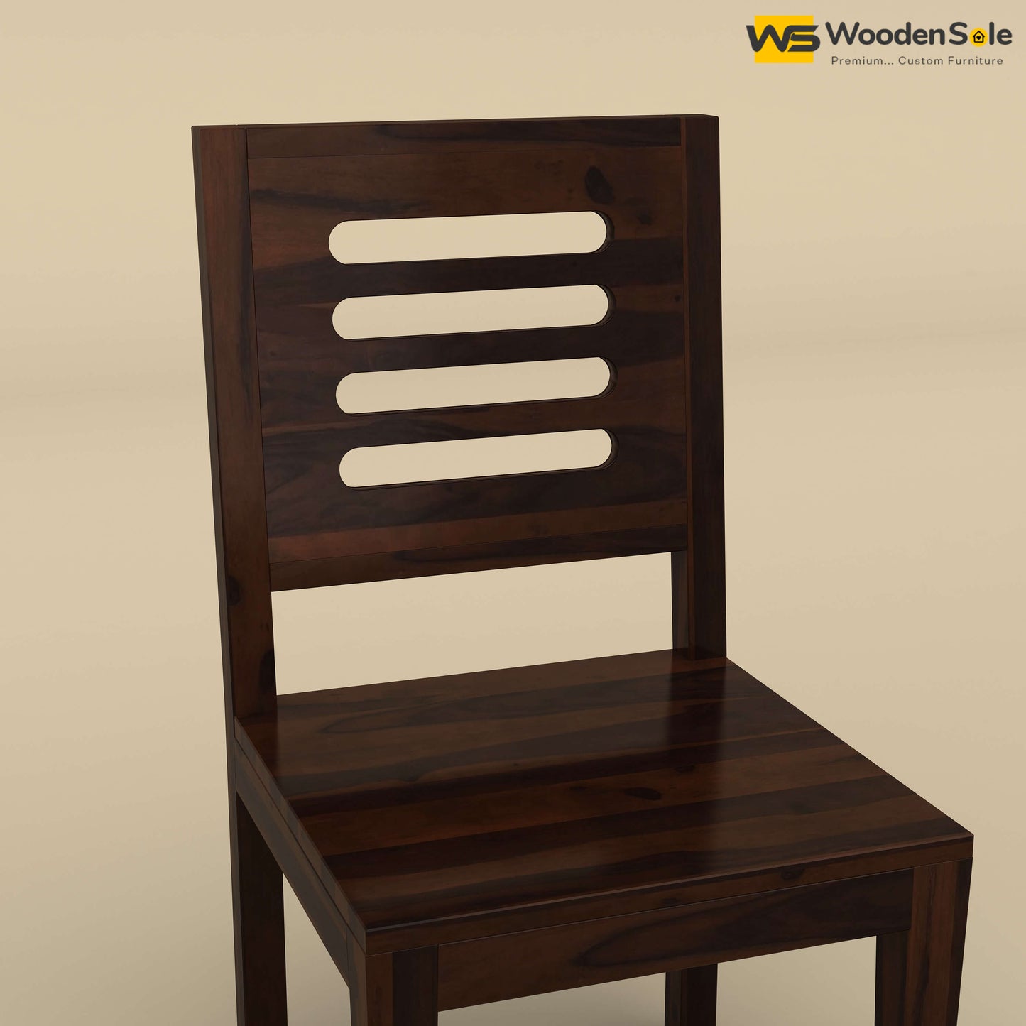 Sheesham Wood 6 Seater Dining Table Set with Bench (Walnut Finish)