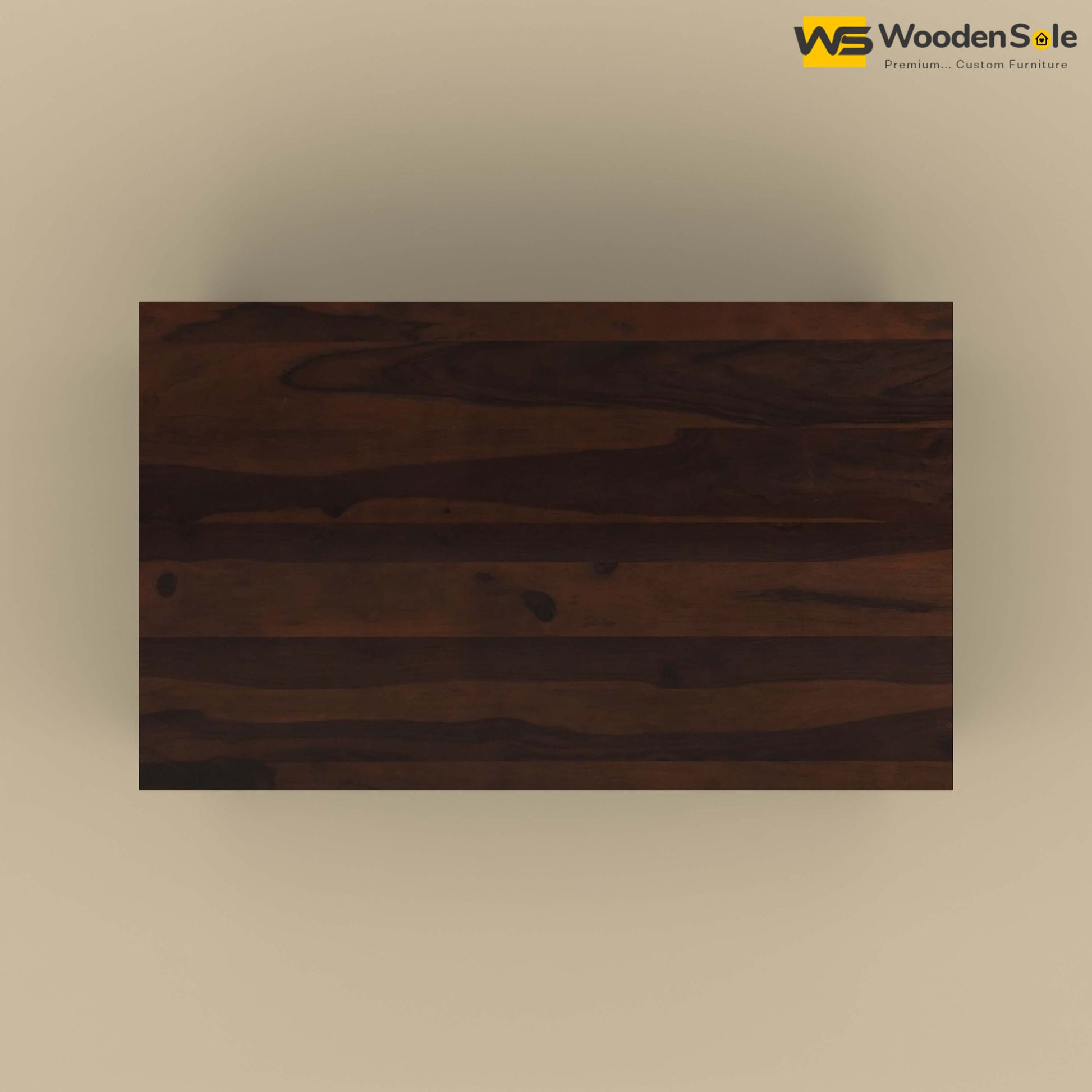 Sheesham Wood 6 Seater Dining Table Set with Bench (Walnut Finish)