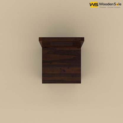 Sheesham Wood 6 Seater Dining Table Set with Bench (Walnut Finish)