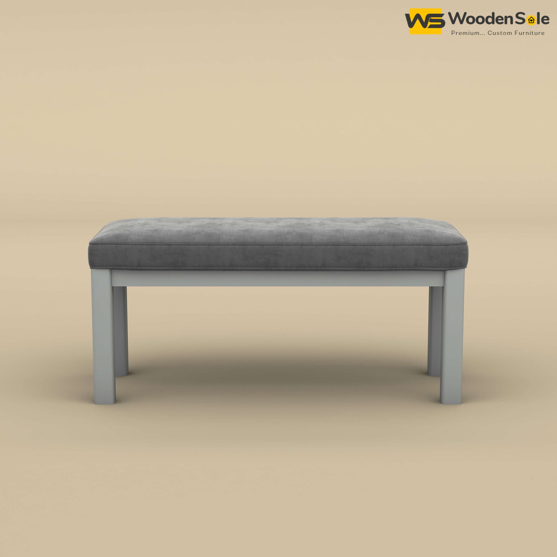 Ashley 6 Seater Dining Table Set with Bench (Walnut & Gray Finish)