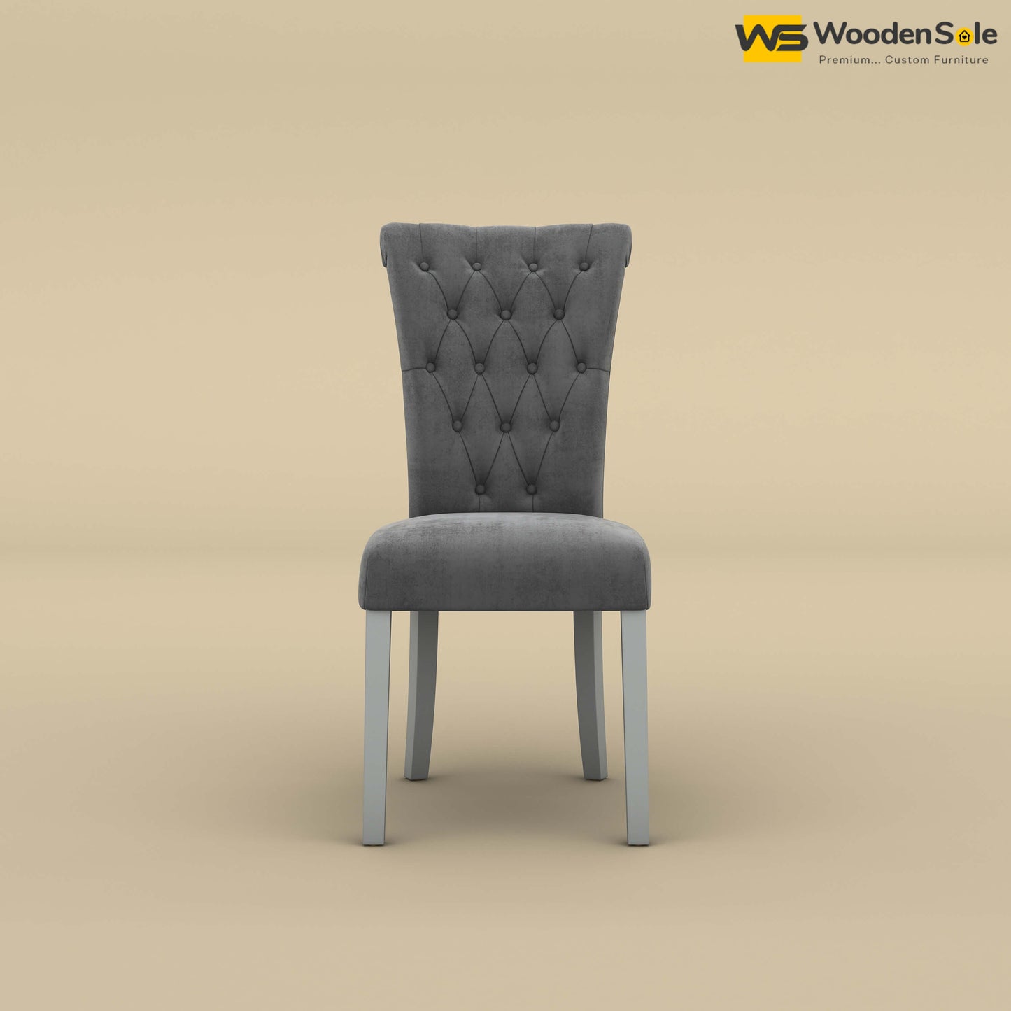 Kia 4 Seater Dining Set (Walnut & Gray Finish)