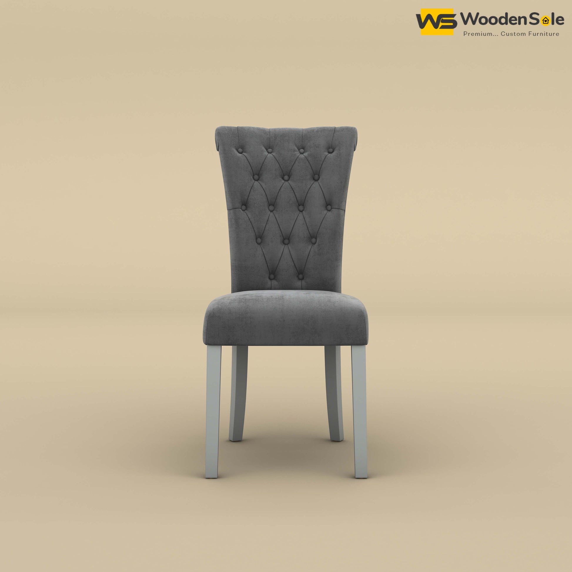 Kia 4 Seater Dining Set (Walnut & Gray Finish)