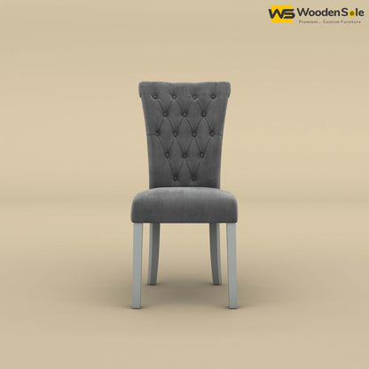 Kia 4 Seater Dining Set (Walnut & Gray Finish)