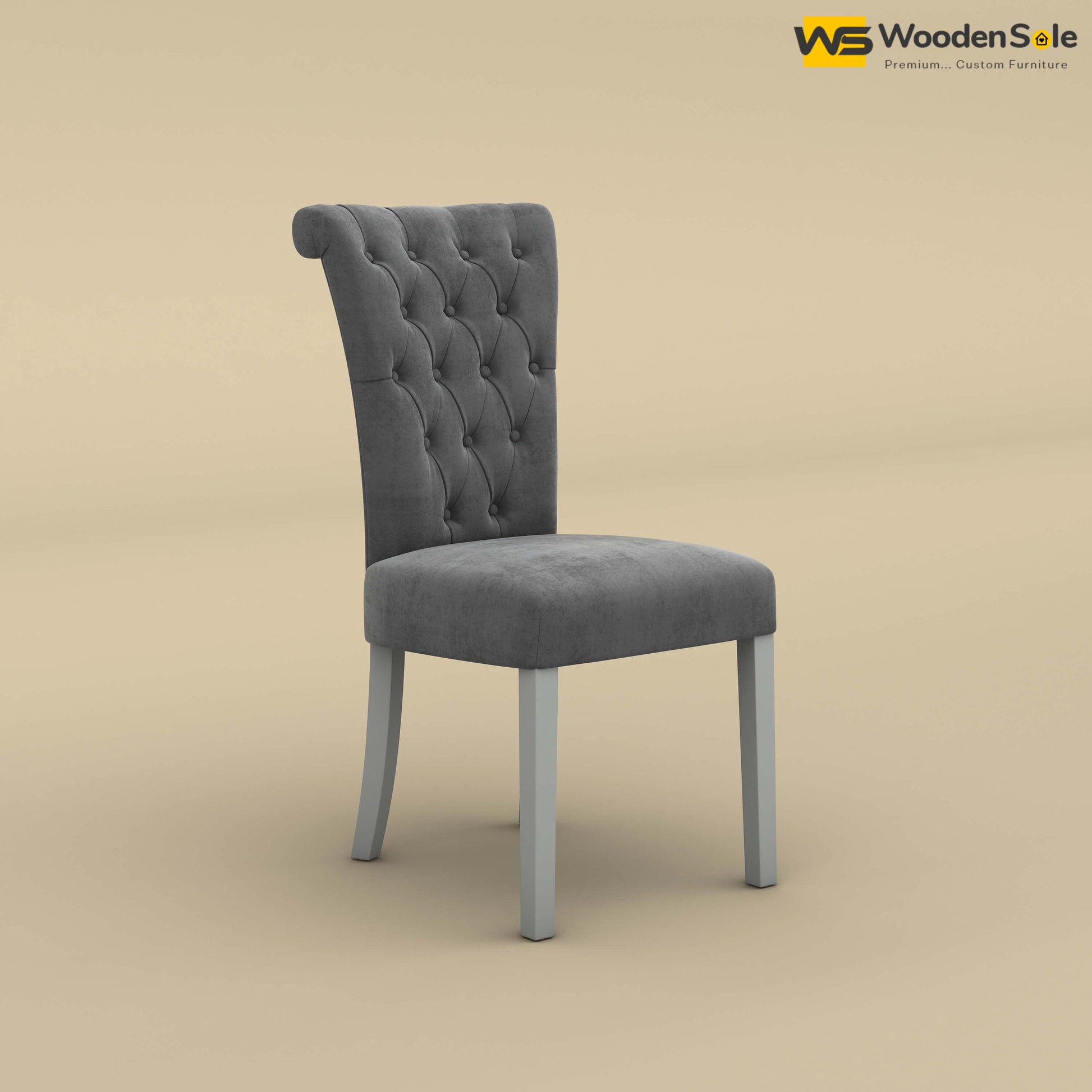 Kia 4 Seater Dining Set (Walnut & Gray Finish)