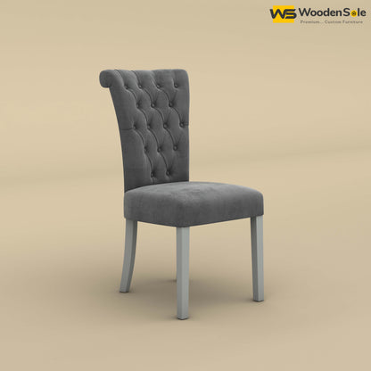 Kia 4 Seater Dining Set (Walnut & Gray Finish)