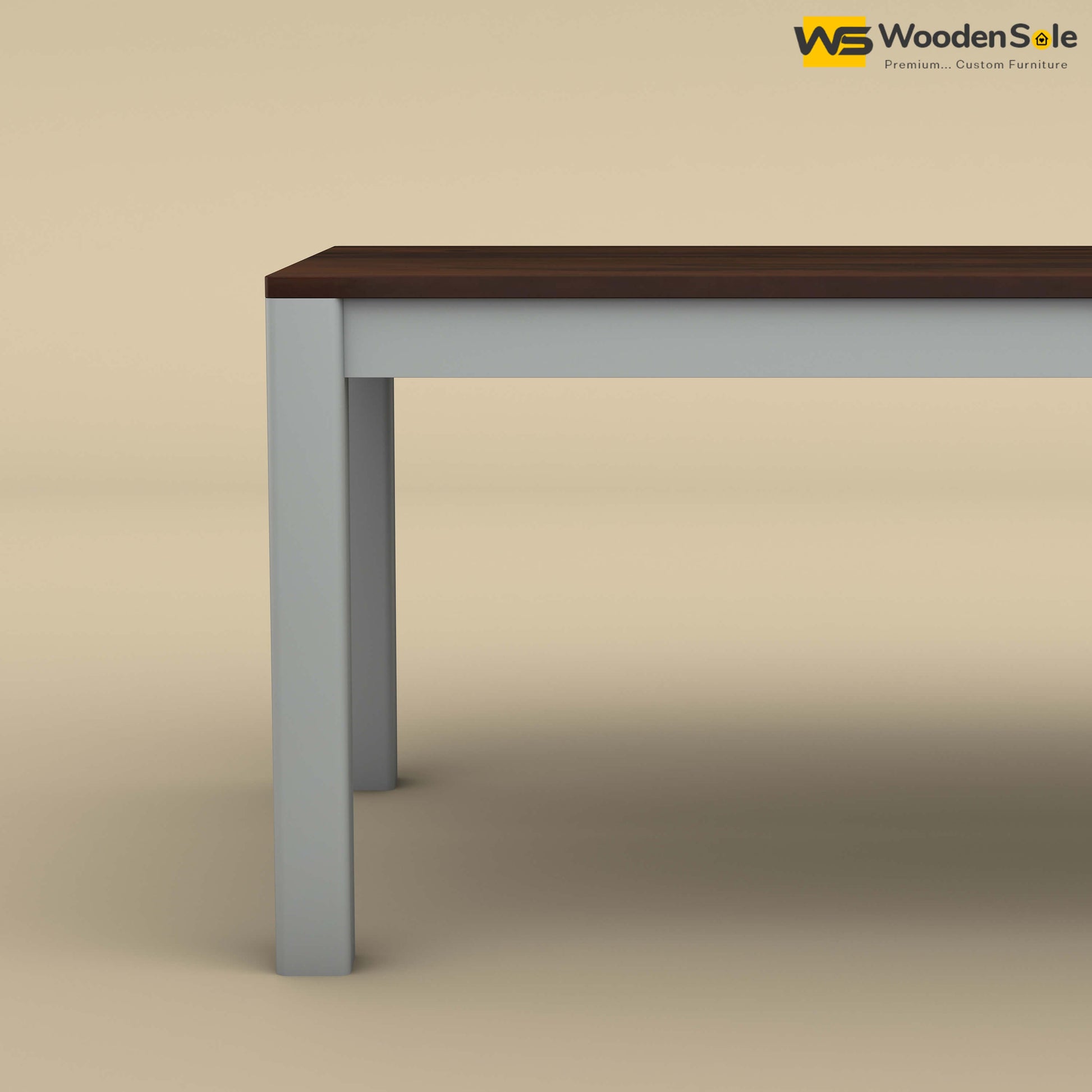 Ashley 8 Seater Dining Table Set (Walnut & Gray Finish)