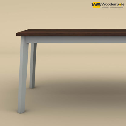 Kia 6 Seater Dining Table (Walnut & Gray Finish)