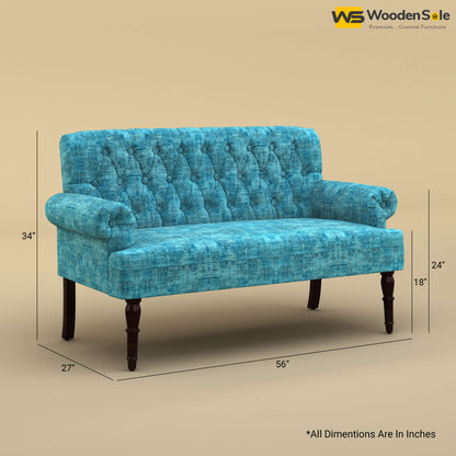 Chetas Love Chair (Cotton, Teal Blue)
