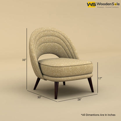 Nyra Lounge Chair (Cotton, Faux Cream)