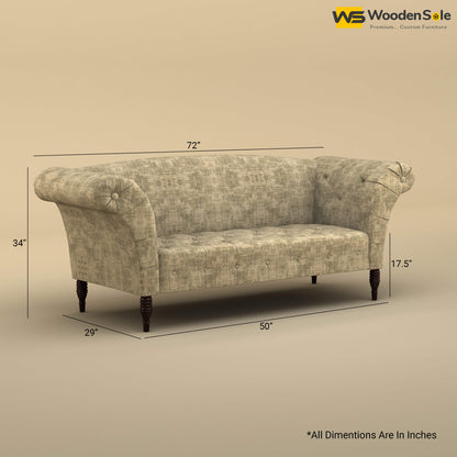 Leo Chaise Lounge (Cotton, Patchy Cream)