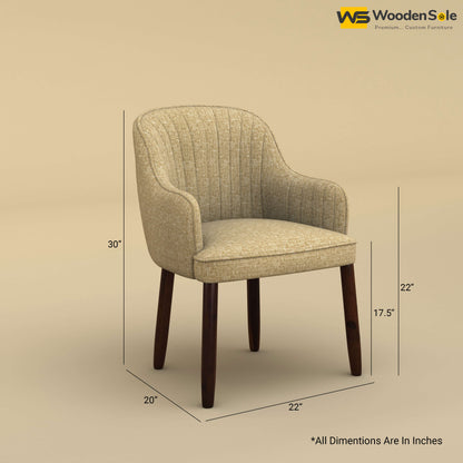 Madrid Dining Chair (Cotton, Faux Cream)