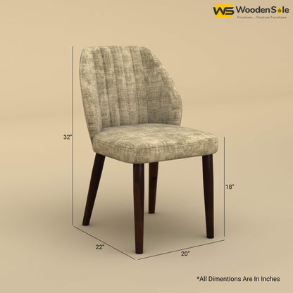 Norway Dining Chair (Cotton, Patchy Cream)