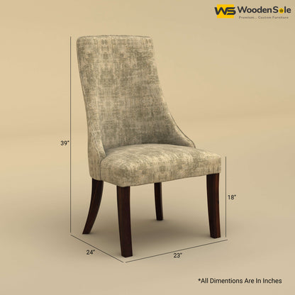 Dublin Dining Chair (Cotton, Patchy Cream)
