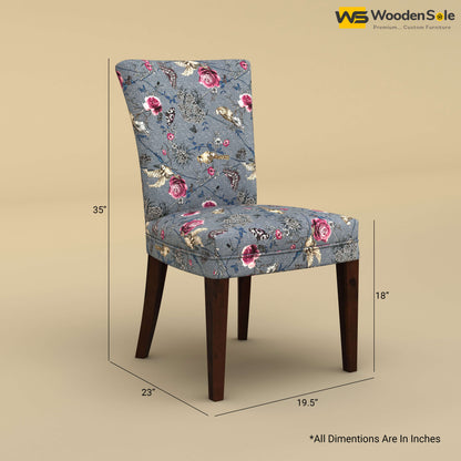 Bently Dining Chair (Cotton, Floral Printed)