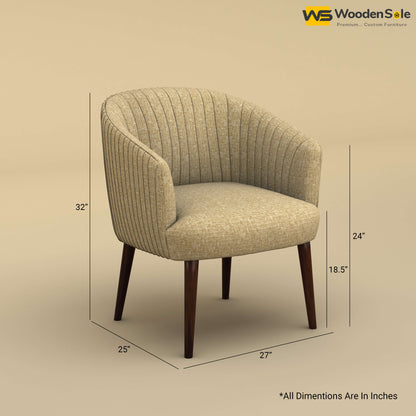 Parker Dining Chair (Cotton, Faux Cream)
