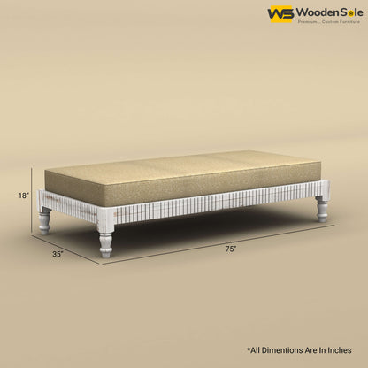 Aya Diwan Settee With Mattress (Distress Finish)