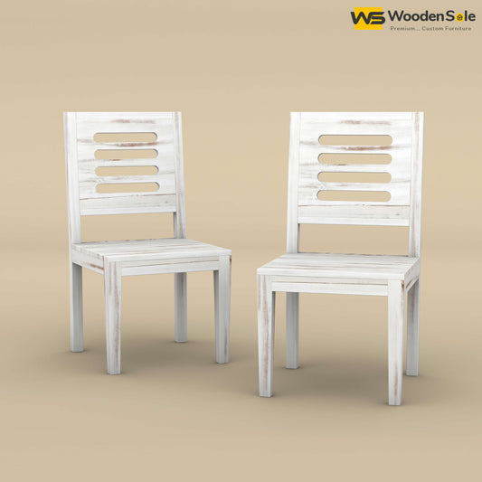 Sheesham Wood Dining Chairs - Set of 2 (Distress Finish)