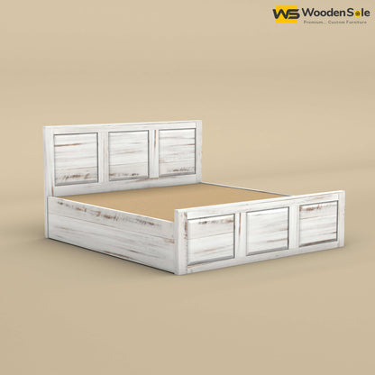Big Diamond Hydraulic Storage Bed (King Size, Distress Finish)