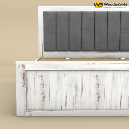 Hamza Drawer Storage Bed (King Size, Distress Finish)