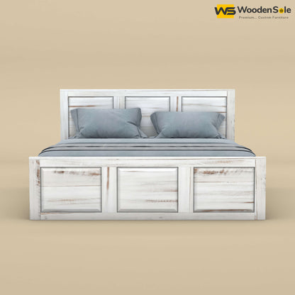 Big Diamond Drawer Storage Bed (King Size, Distress Finish)