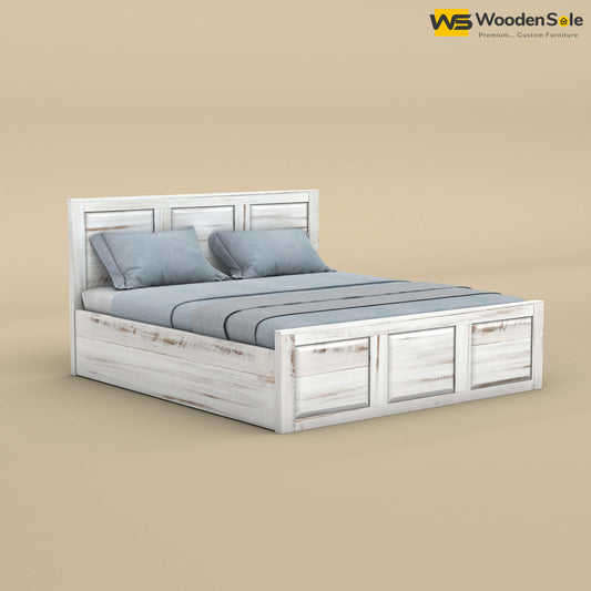 Big Diamond Hydraulic Storage Bed (King Size, Distress Finish)