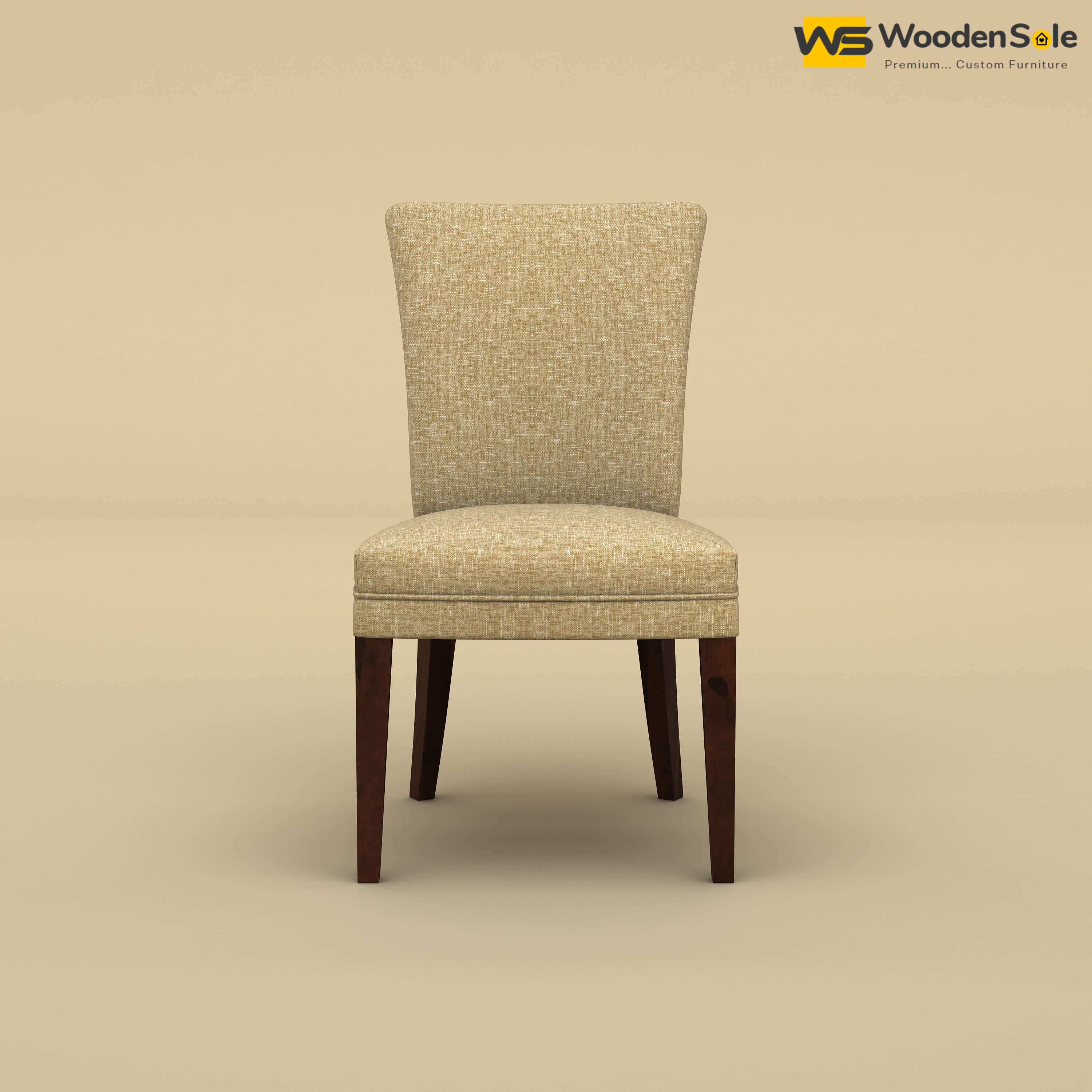 Bently Dining Chair (Cotton, Faux Cream)