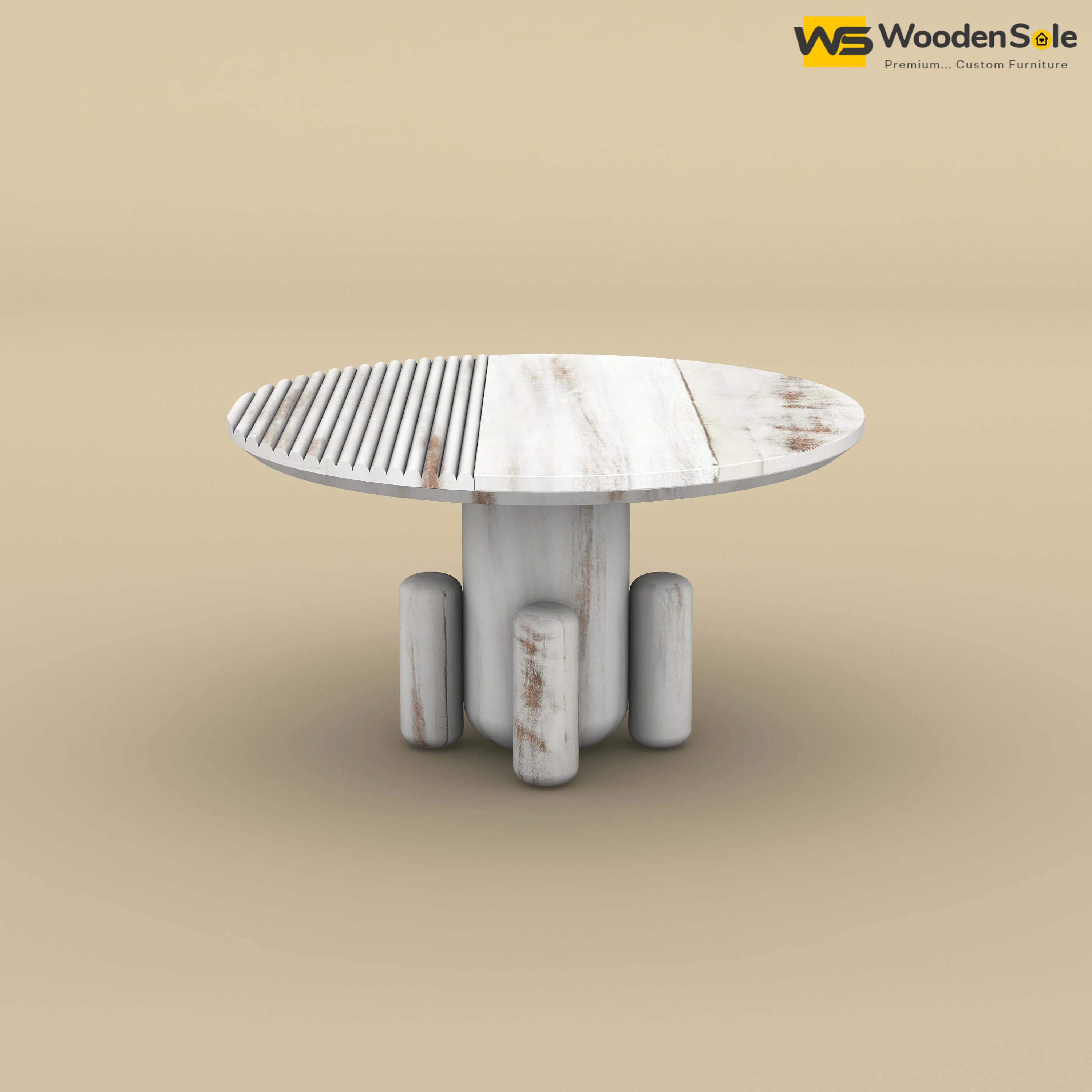 Elena Mango Wood Coffee Table (Distress Finish)