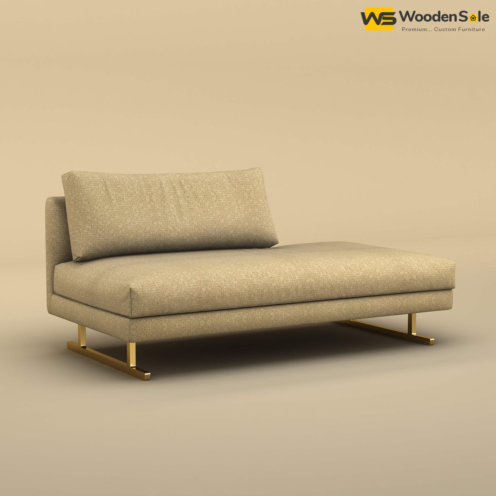 Elve Chaise Lounge (Cotton, Faux Cream)
